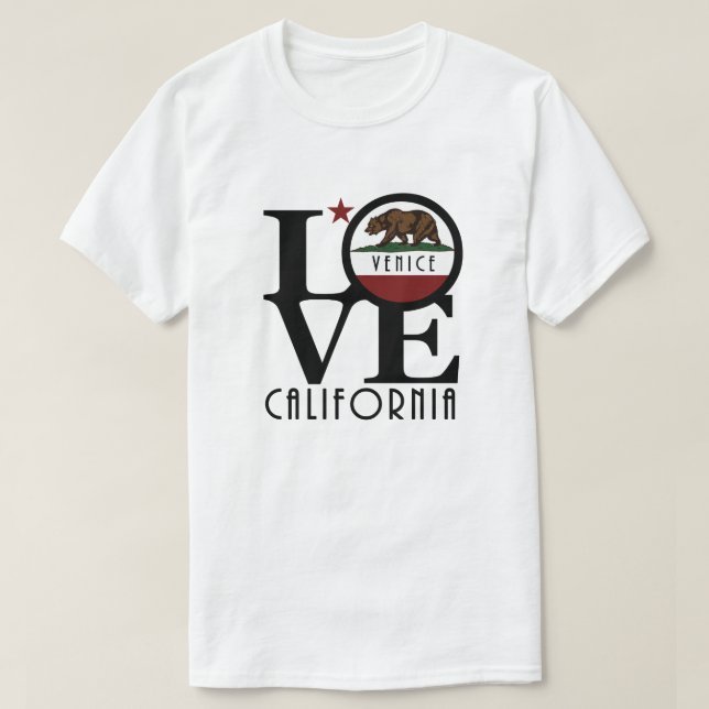 LOVE Venice California  T-Shirt (Design Front)