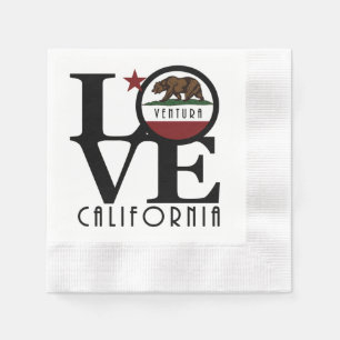 LOVE Ventura California Stone Coaster Napkins