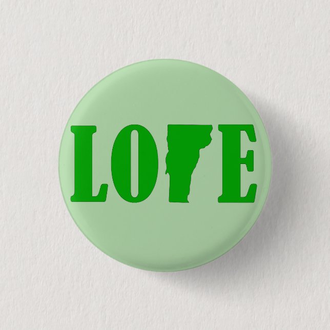 Love Vermont Button (Front)