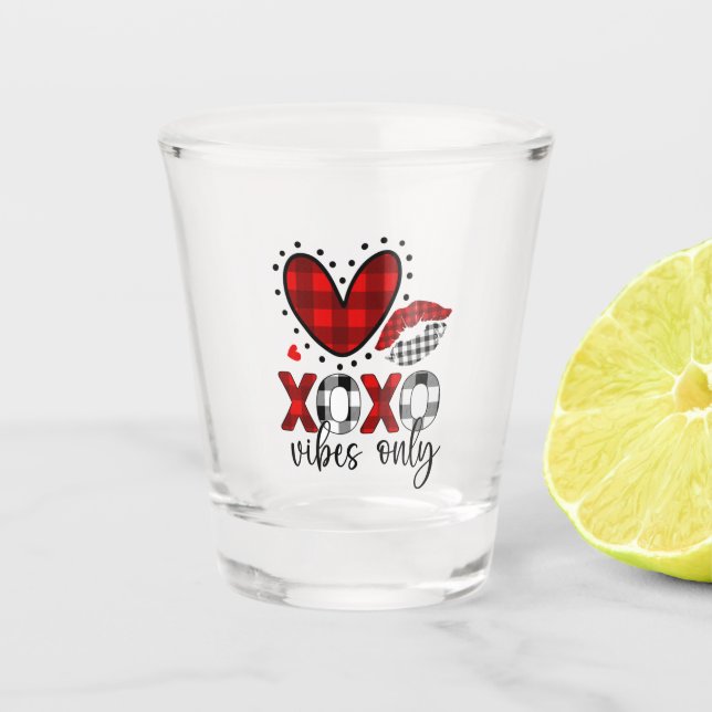 Love Vibes Only Shot Glass (Front)