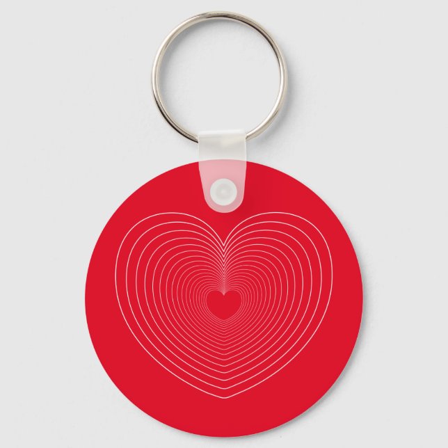 LOVE VIBRATIONS ♥ 01 ♥ 2.25" Basic Button Keychain (Front)