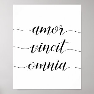 Love vincit omnia poster