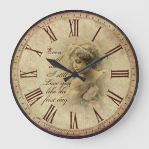 Love Vintage Large Clock