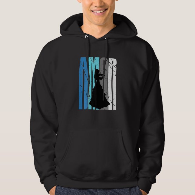 Love Violin Motivating Amor Text Words Violinist V Hoodie (Front)