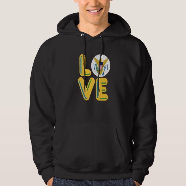 LOVE  Virgin Islands Hoodie (Front)