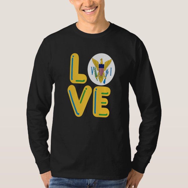 LOVE  Virgin Islands T-Shirt (Front)