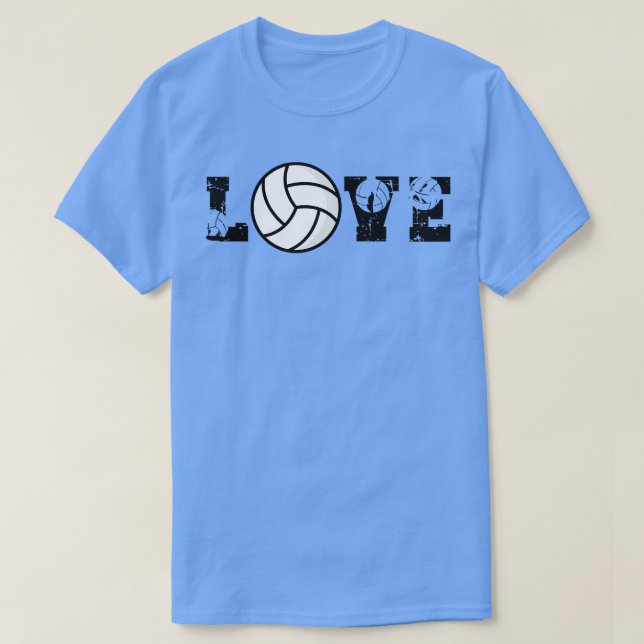 Love Volleyball 1 T-Shirt (Design Front)