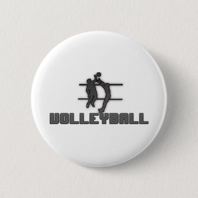 Love Volleyball for Volleyball Fans Button (Front)