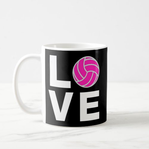 Love Volleyball Forn Fans Coffee Mug