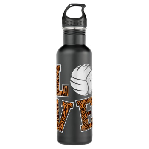 Love Volleyball Gifts for Volleyball Fans Teen Gir Stainless Steel Water Bottle