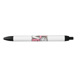 Love Volleyball Leopard Print Women Girls Volleyba Pen