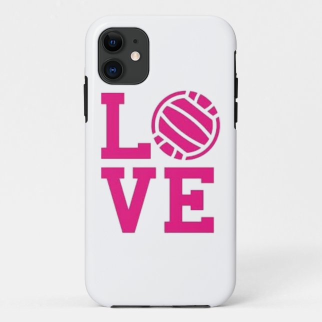 Love Volleyball phone case (Back)