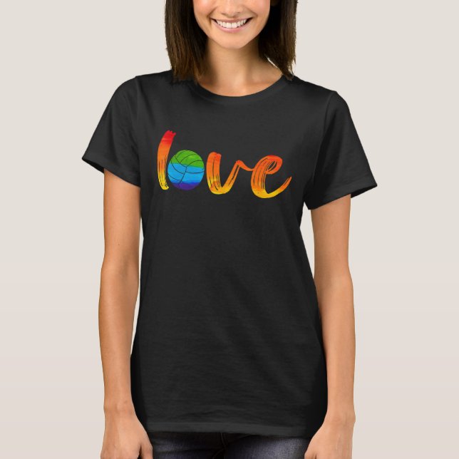 Love Volleyball T-Shirt (Front)