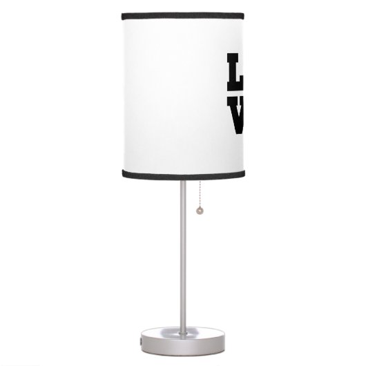 Love Volleyball Table Lamp (Left)
