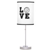 Love Volleyball Table Lamp (Front)