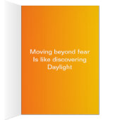 Love vs Fear Card (Inside (Right))