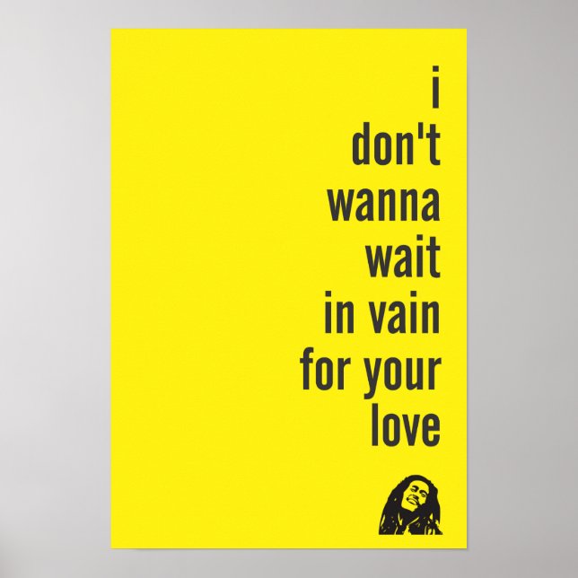 Love, wait in vain poster (Front)