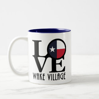 LOVE Wake Village 11oz Two-Tone Coffee Mug
