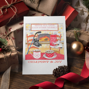 Love Warmly Christmas Card