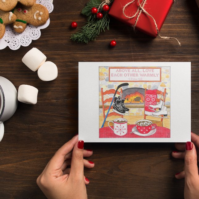 Love Warmly Inspirational Post Card (Creator Uploaded)