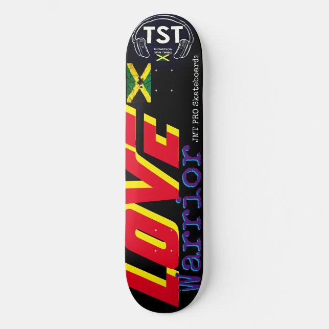 LOVE WARRIOR   8 1/2" Skateboard Deck (Front)