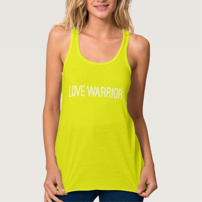 Love Warrior Basic Tank Top (Front)