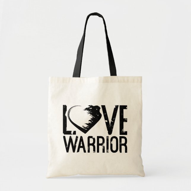 Love Warrior Tote Bag (Front)