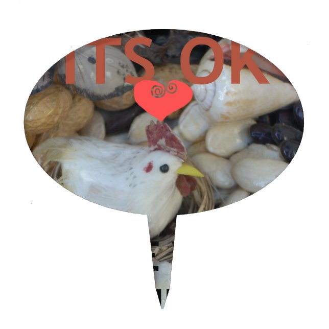 Love was in the Air Cake Topper (Front)