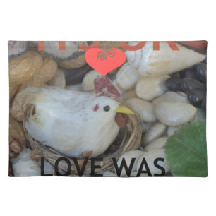Love was in the Air Cloth Placemat