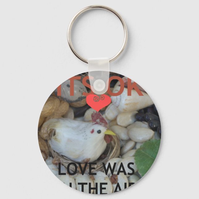 Love was in the Air Keychain (Front)