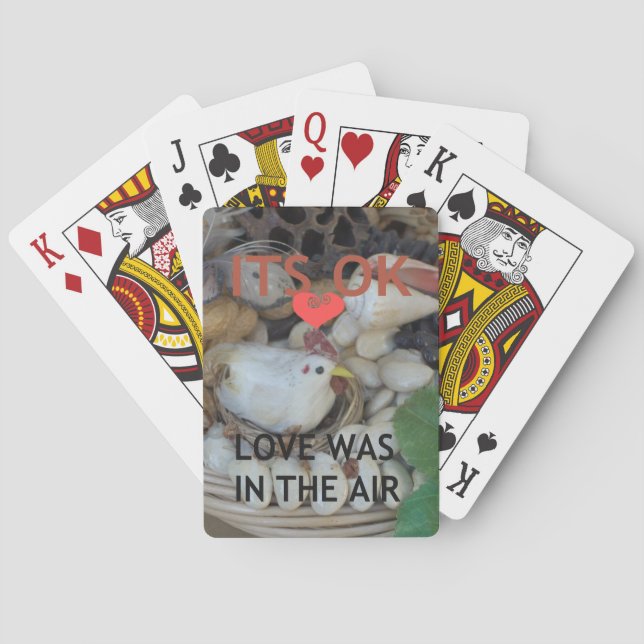 Love was in the Air Poker Cards (Back)