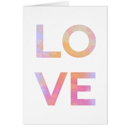 Love Watercolor Cards (Front)