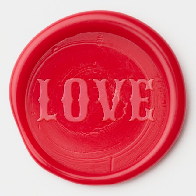 LOVE Wax Seal Sticker / Sancreek (Front)