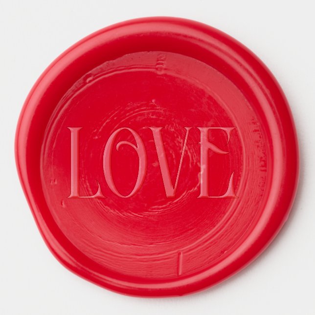 LOVE Wax Seal Sticker / Thompson (Front)