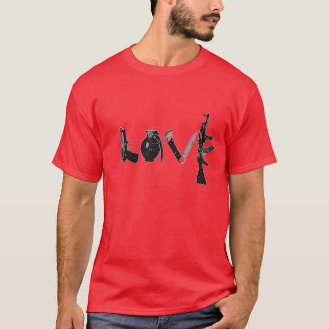 Love Weapons T-Shirt (Front)