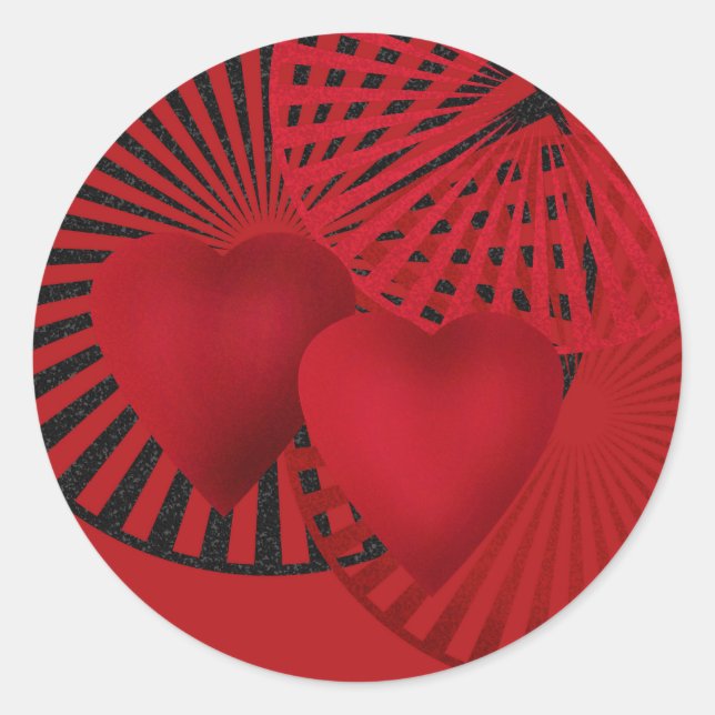 Love ,Wedding Classic Round Sticker (Front)