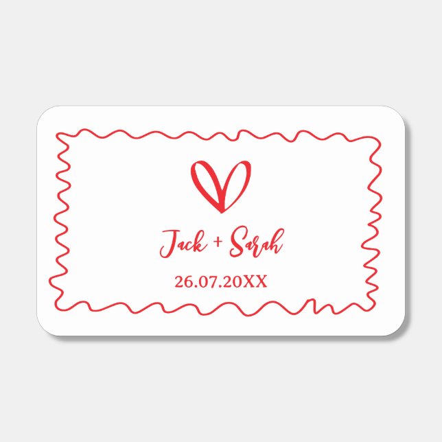 love Wedding Gift  Matchboxes (Front)