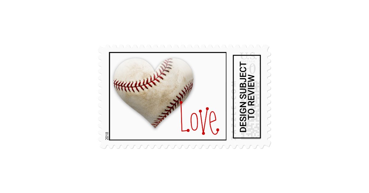 Love Wedding Invitation Postage Stamp