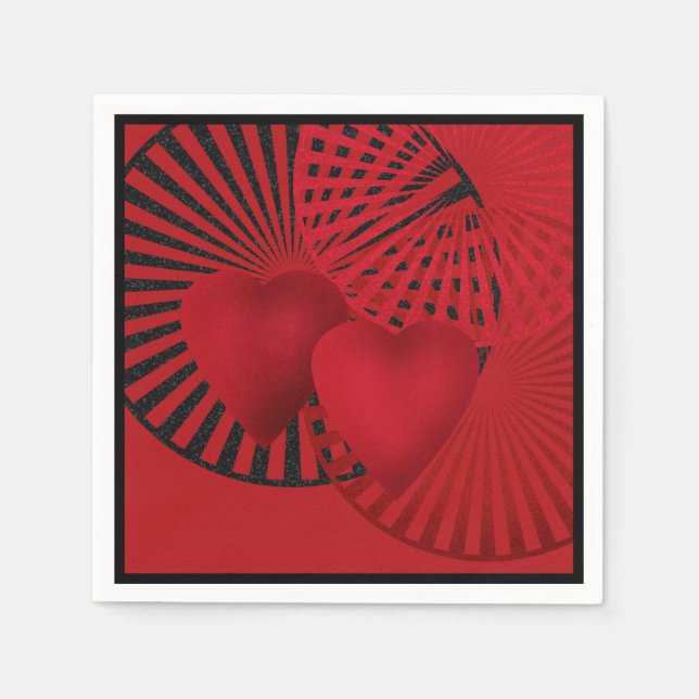 Love . Wedding Napkins (Front)