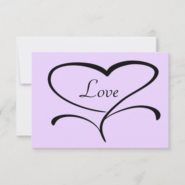 Love Wedding Response Cards (Front)
