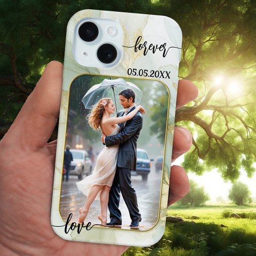 Love Wedding Script Photo Phone Case