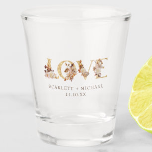 Love Wedding Shot Glass