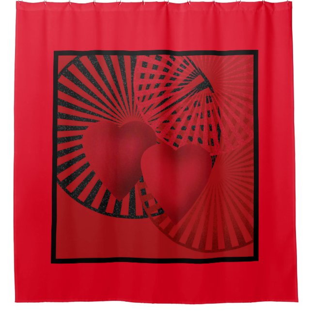 Love . Wedding  Shower Curtain (Front)