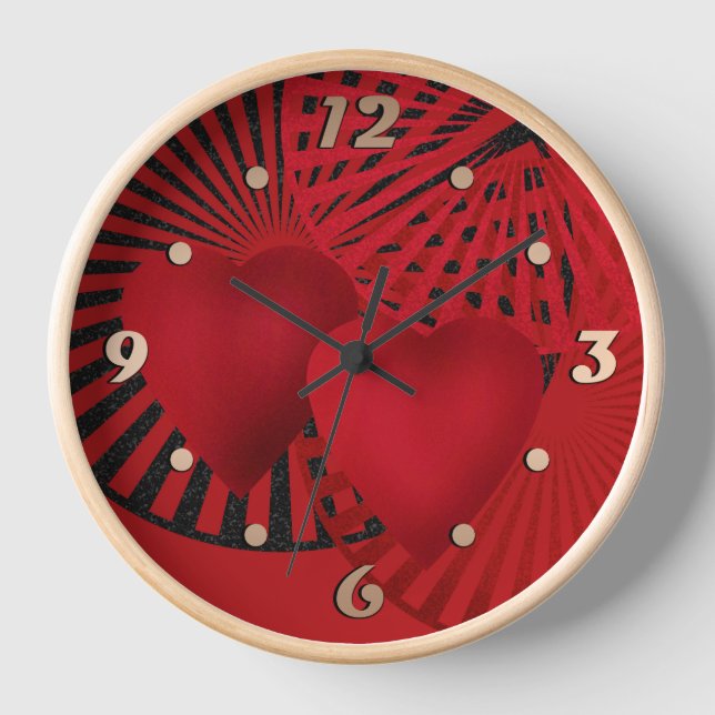 Love ,Wedding Square Wall Clock (Front)