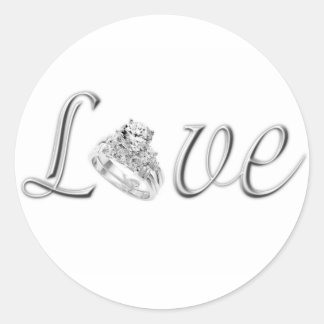 Love Wedding Stickers