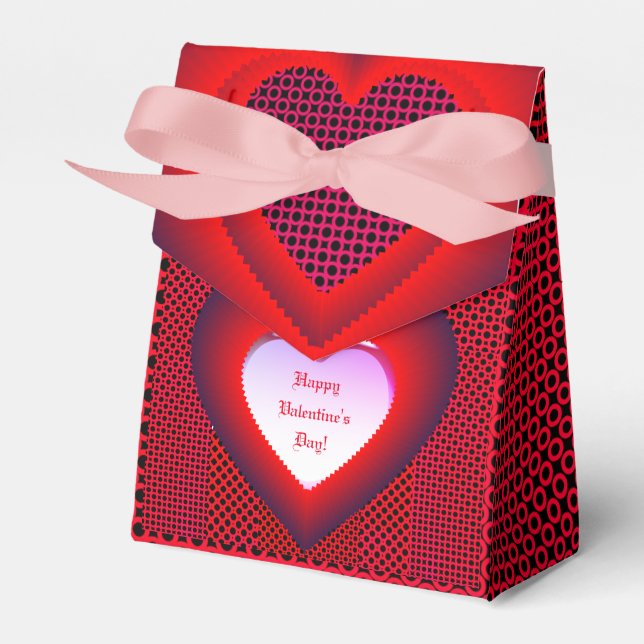 Love, Wedding, Valentine, Heart, Corporate Event Favor Boxes (Front Side)