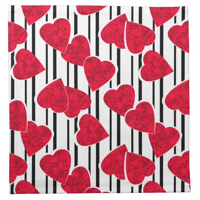 Love, wedding, Valentine's day Cloth Napkin (Front)