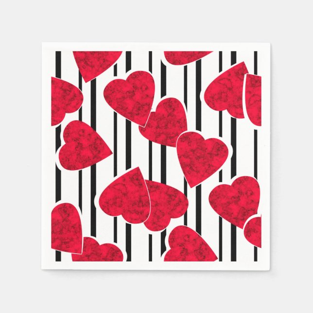 Love, wedding, Valentine's day Napkins (Front)