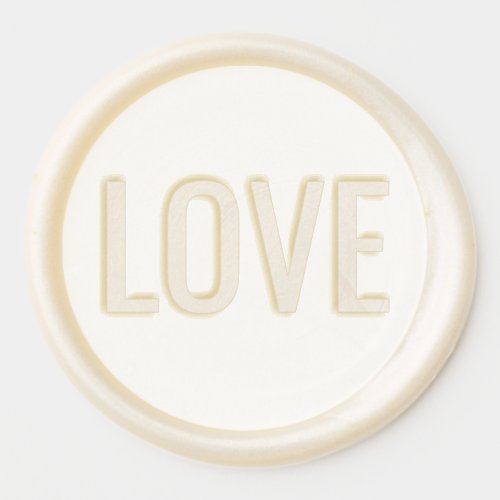 LOVE Wedding Wax Seal Sticker