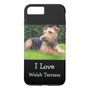 Love Welsh Terrier Dogs iPhone 8 Plus/7 Plus Case